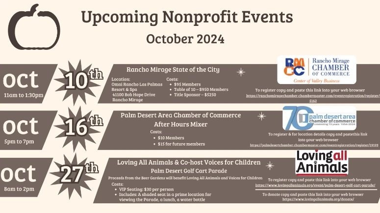 Oct to Dec 2024 - Upcoming Nonprofit Events-1