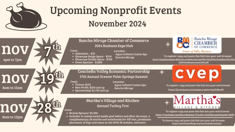 Oct to Dec 2024 - Upcoming Nonprofit Events-2