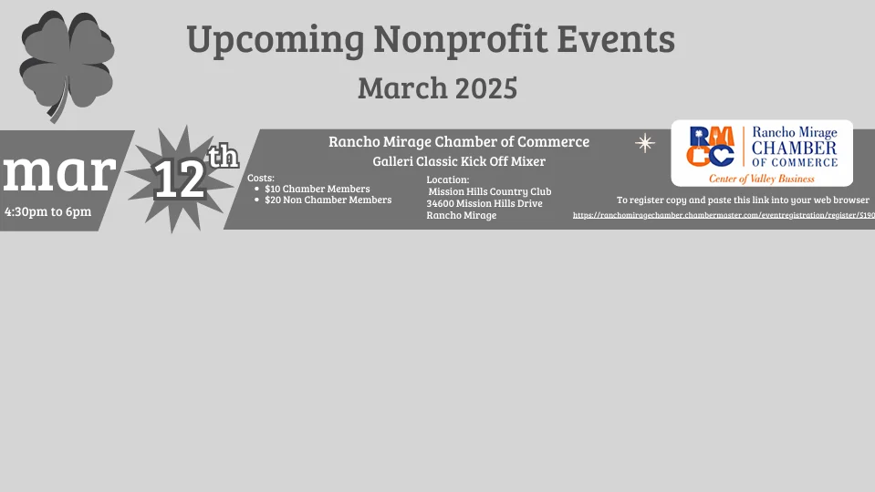 Upcoming Nonprofit Events